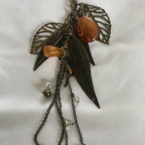 Long charms necklace